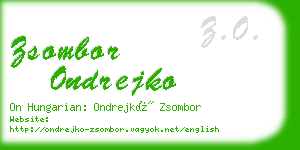 zsombor ondrejko business card